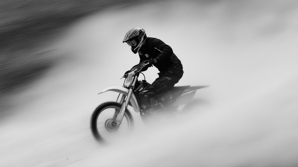 Motocross action shot